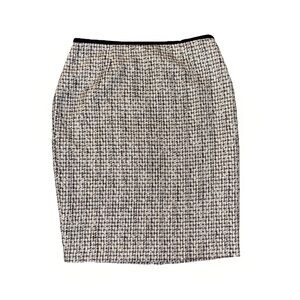 Calvin Klein Black and White Pencil Skirt